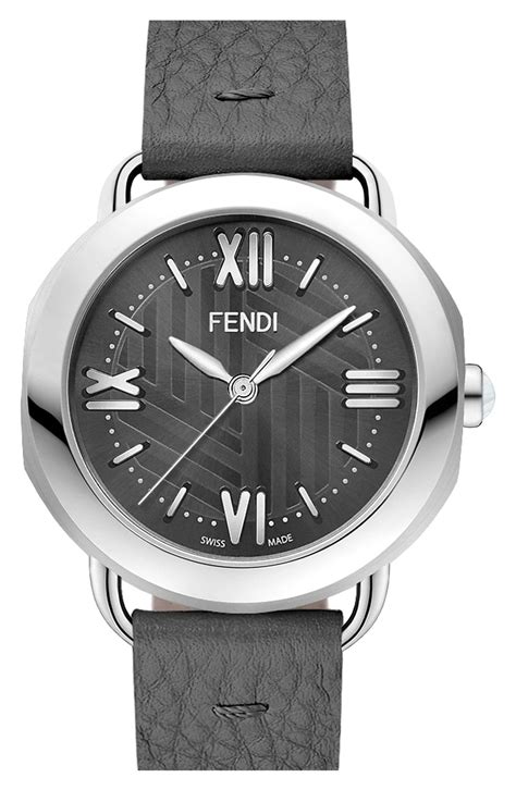 fendi leather strap watch|fendi selleria watch strap.